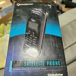 Globalstar GSP-1600 Tri-Mode Satellite Phone Black with Battery and Charger